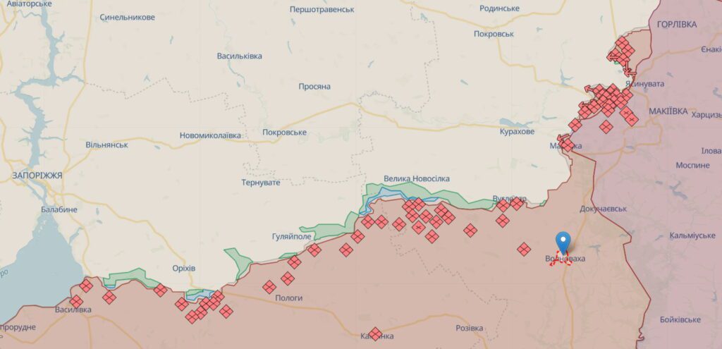 В соціальних мережах показали наслідки удару по адміністрації у Волновасі