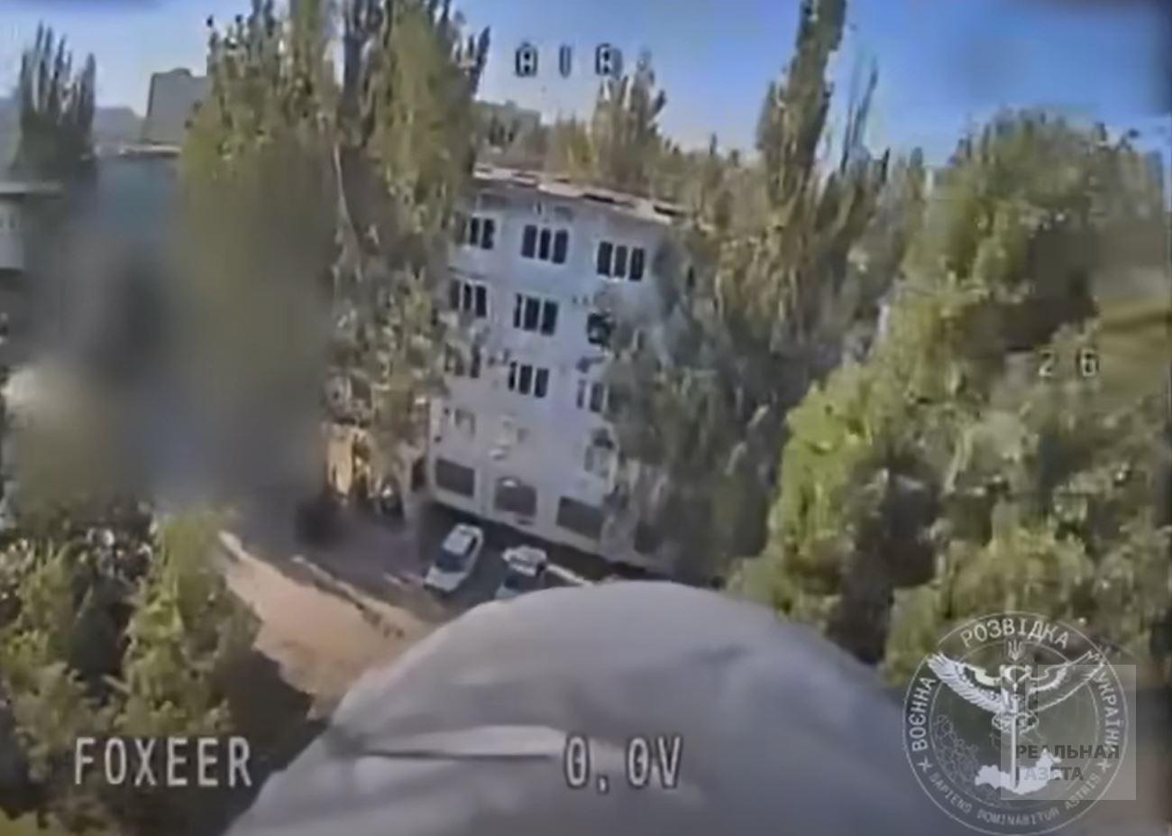 Український дрон атакував керівників &#8220;поліції&#8221; Енергодара