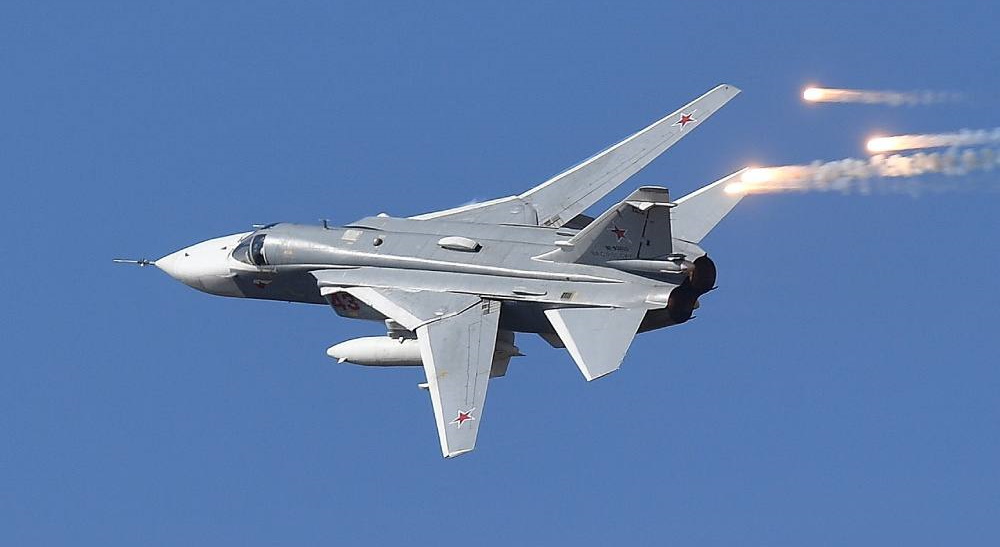 Повітряні сили збили над Чорним морем збили ворожий Су-24