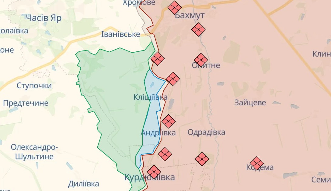 За минулий тиждень під Бахмутом звільнили вже 2 кв. км
