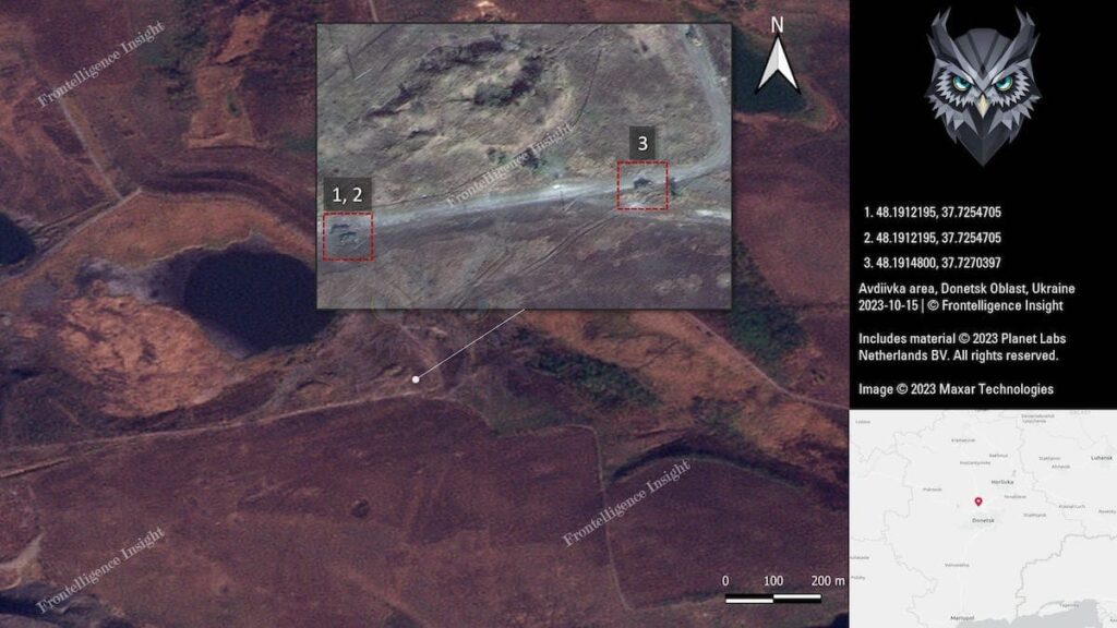 Армія РФ за 10 днів штурмів під Авдіївкою втратила 109 одиниць техніки. Опубліковано супутникові знімки