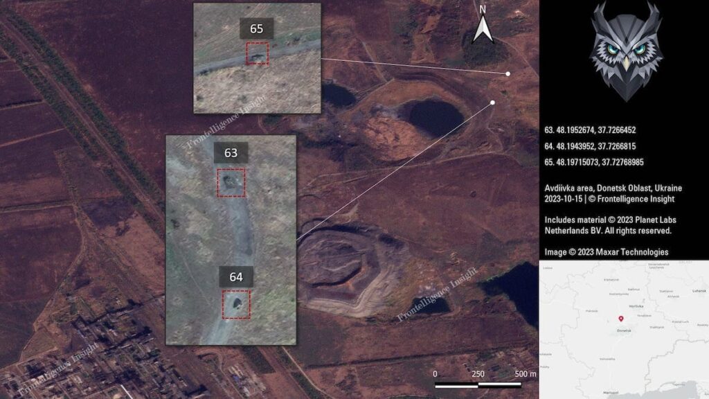 Армія РФ за 10 днів штурмів під Авдіївкою втратила 109 одиниць техніки. Опубліковано супутникові знімки