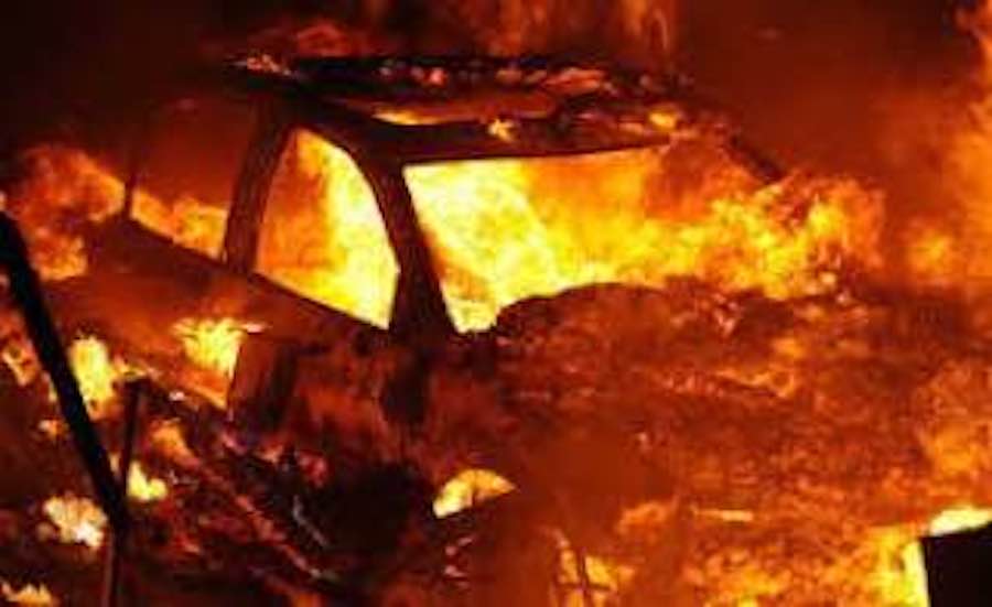 У Бердянську підірвано автомобіль зі співробітниками ФСБ, ліквідовано чотирьох окупантів
