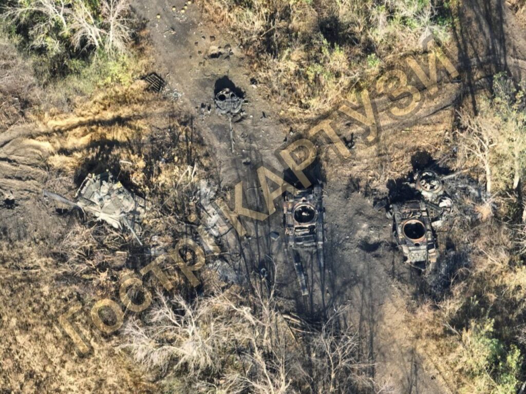 Як виглядає кладовище військової техніки на Луганщині. Фотографії з дрону