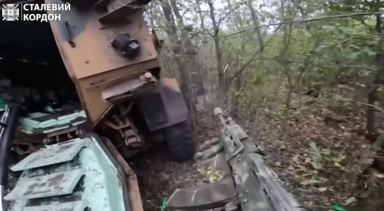 Прикордонники показали, як вони просунилися вглиб території противника на Сватівському напрямку