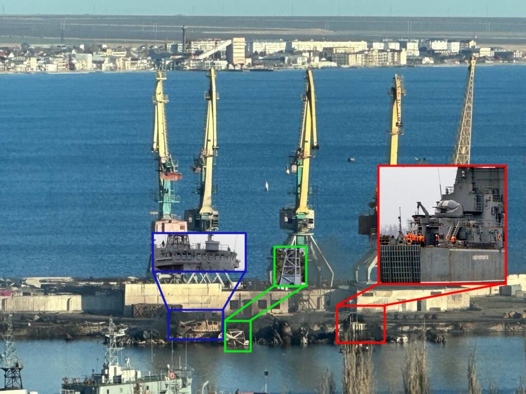 Опубліковане фото, як зараз виглядає корабель “Новочеркаськ”