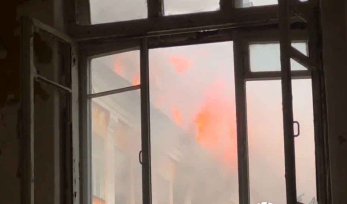 У Донецьку показали влучання у військову базу окупантів