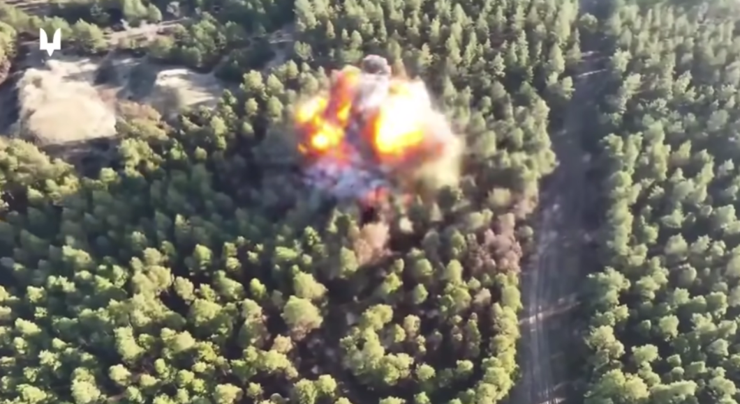 ССО показали, як знищують російську систему &#8220;Сонцепьок&#8221; ракетою HIMАRS