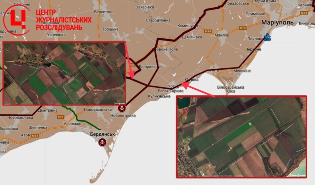 Окупанти будують нову ділянку залізниці від Маріуполя до Криму. З’явилися супутникові знімки