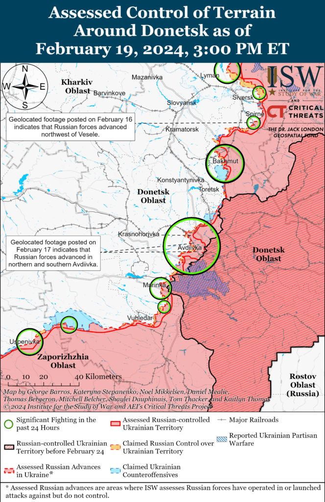 У росіян є просування під Мар’їнкою, — ISW