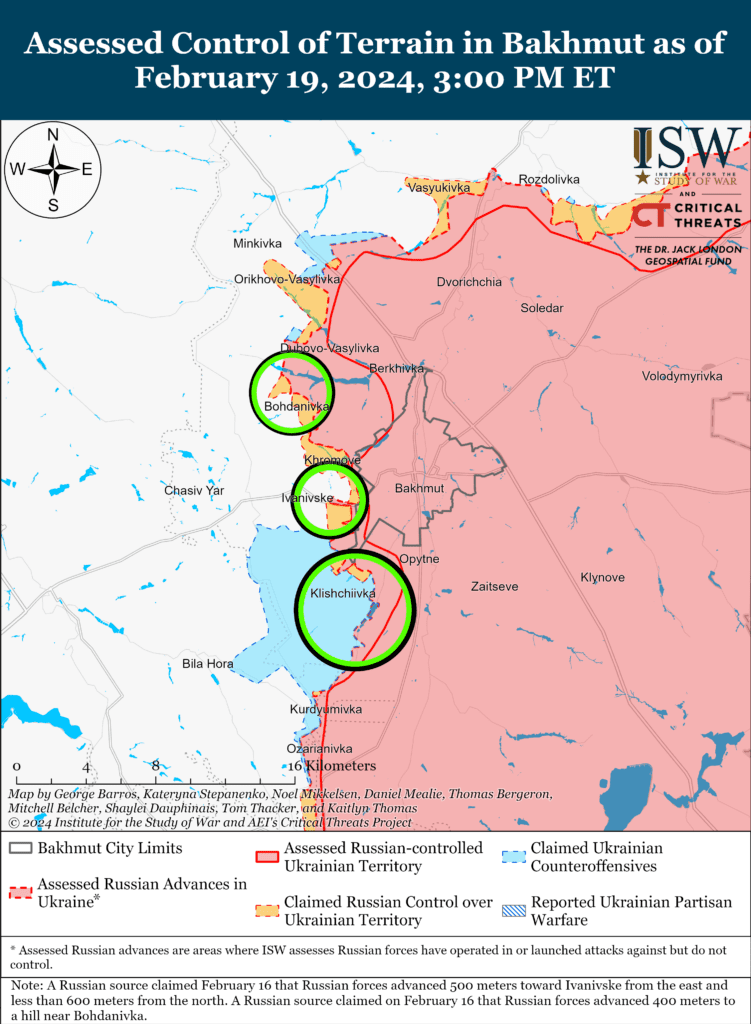 У росіян є просування під Мар’їнкою, — ISW