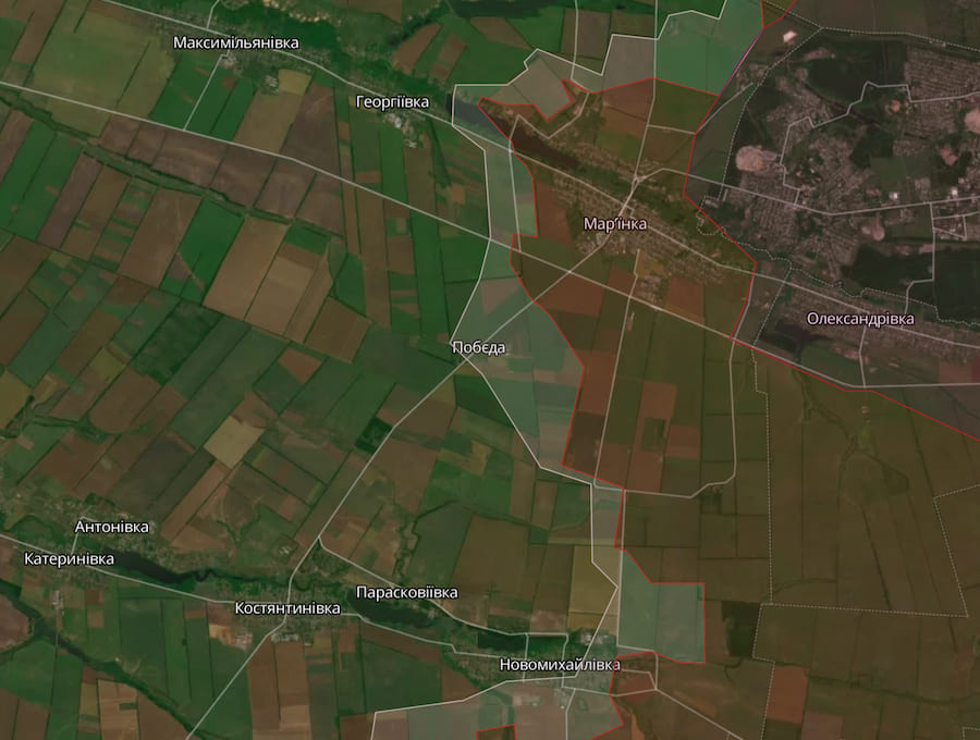 Окупанти захопили Побєду на південь від Мар’їнки. Це загрожує утворенням нового “мішка”