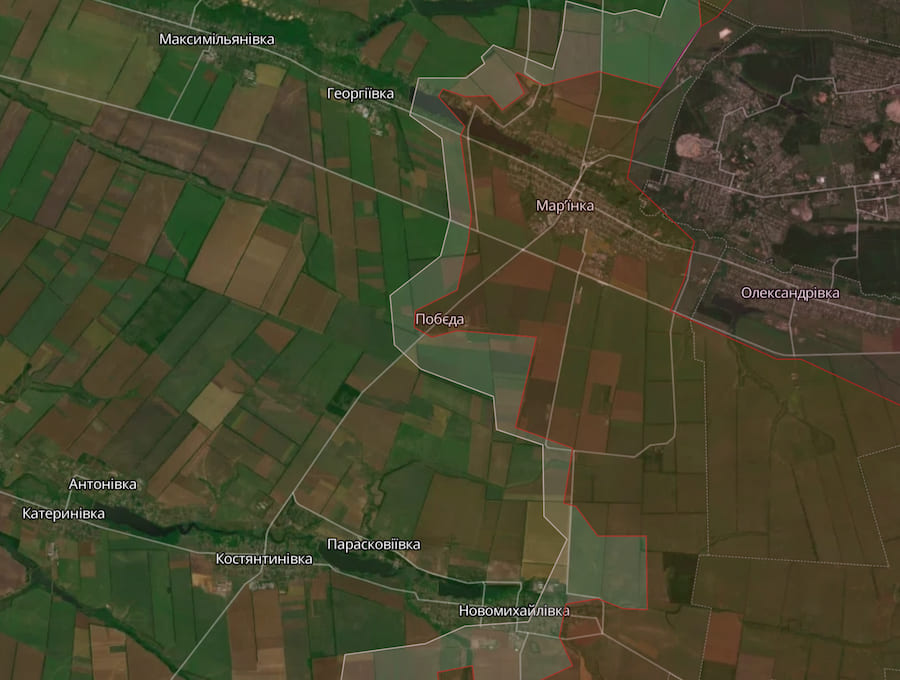 Окупанти захопили Побєду на південь від Мар’їнки. Це загрожує утворенням нового “мішка”