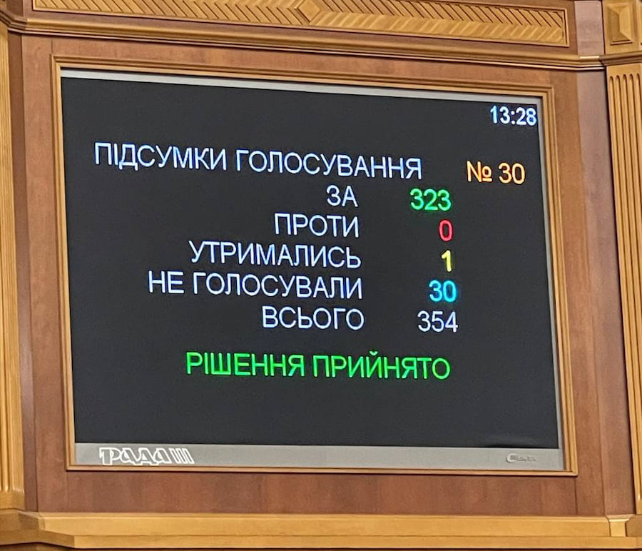 Рада підтримала продовження воєнного стану та мобілізації