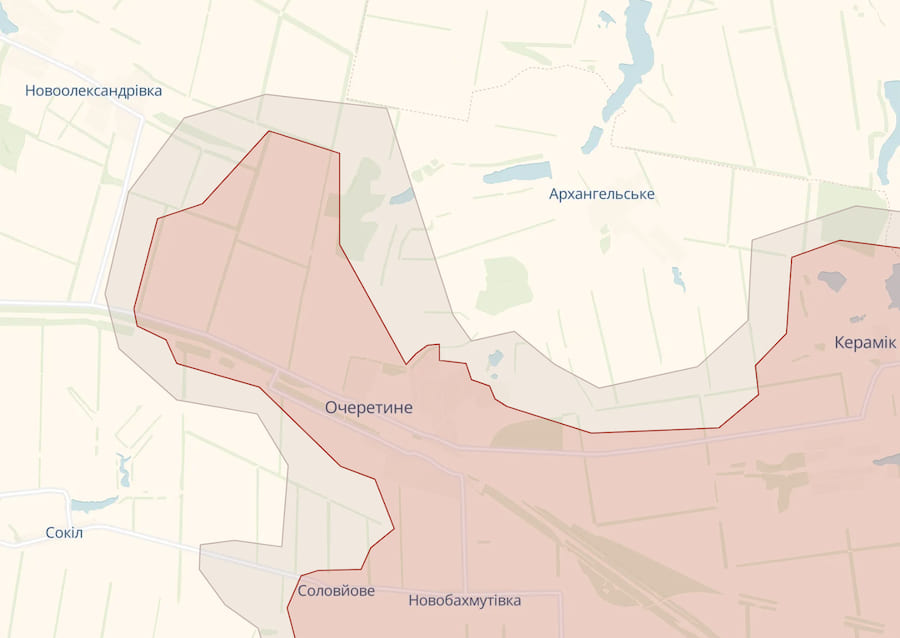 Росіяни продовжують просуватися на північ від Авдіївки. OSINT-аналітики показали зміну лінії фронту