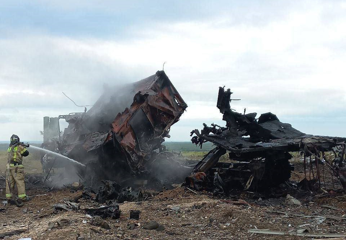 З&#8217;явилися фотографії наслідків нічної атаки по аеродрому Бельбек у Криму