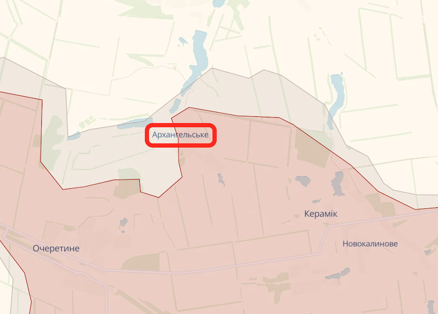 Росіяни захопили Архангельське на північ від Авдіївки. Аналітики показали на мапі просування окупантів