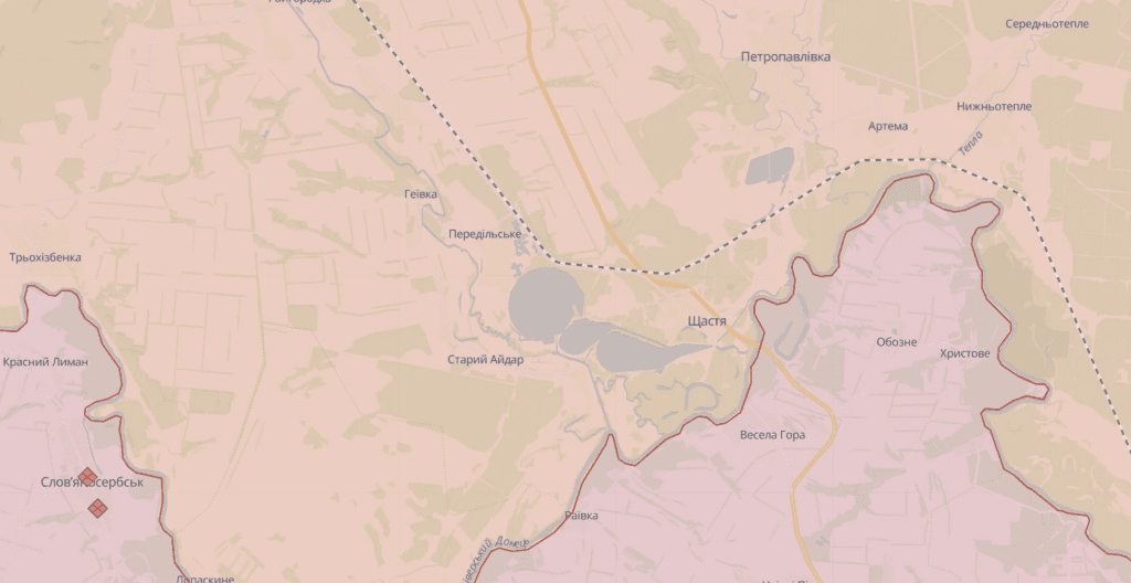 На окупованій Луганщині в районі села Нижнєтепле горить ліс
