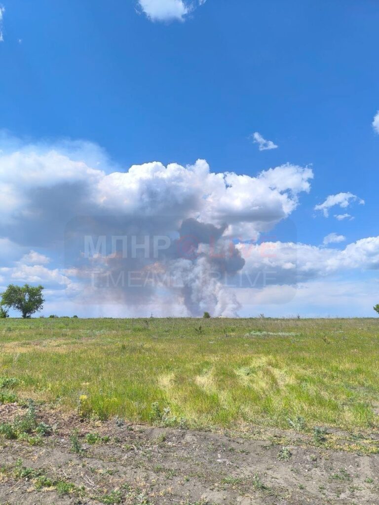 На окупованій Луганщині в районі села Нижнєтепле горить ліс