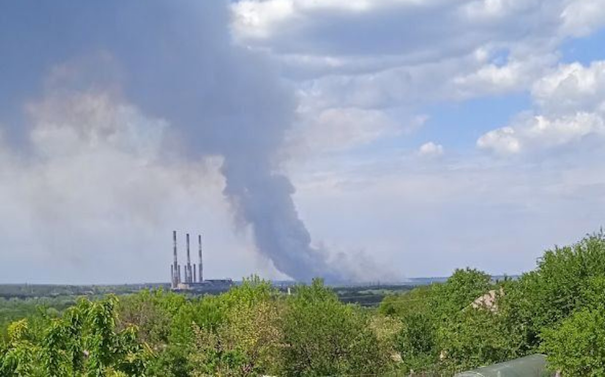 На окупованій Луганщині в районі села Нижнєтепле горить ліс