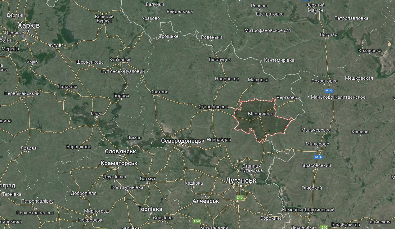 У Біловодському районі на Луганщині росіяни облаштували військовий полігон