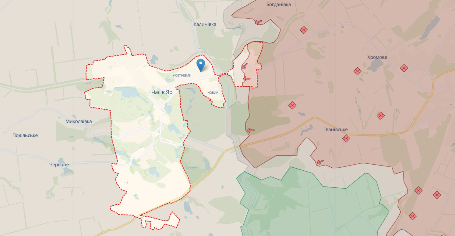 Окупанти намагаються оточити Часів Яр з трьох боків