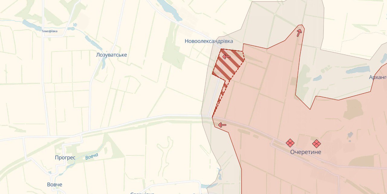 Російські окупанти просуваються біля Побєди та Марьїнки