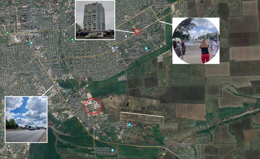 Наслідки вибухів у Луганську. OSINT-аналітики з’ясували, куди прилетіло