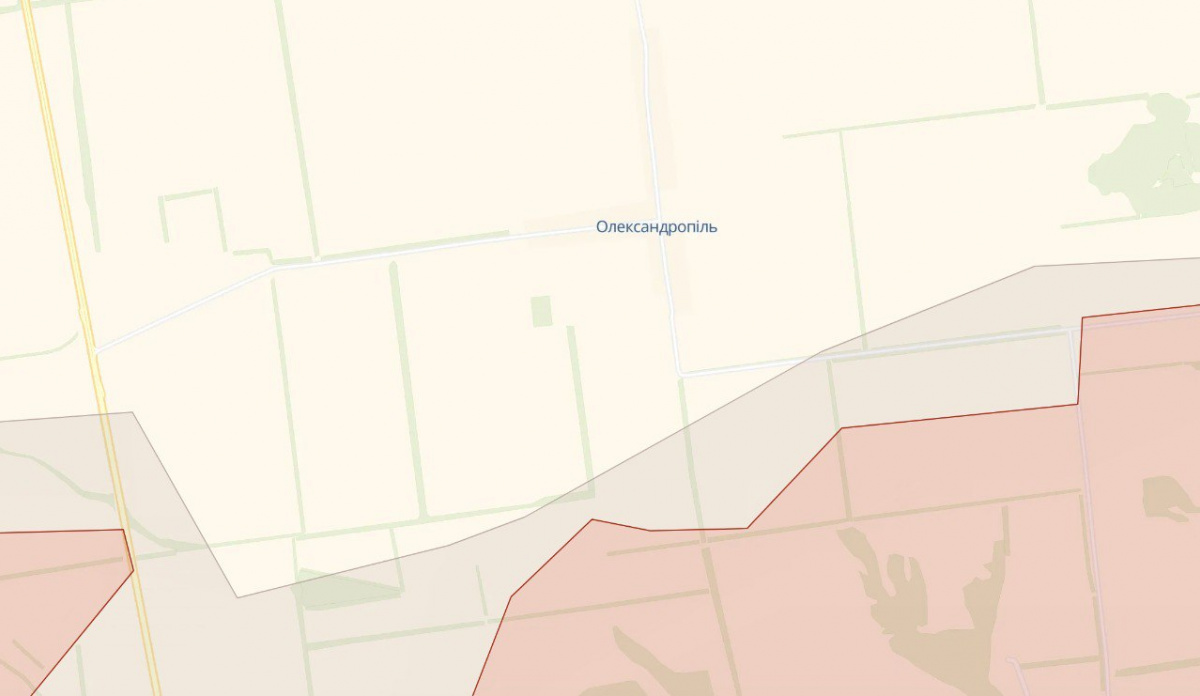 Українські війська відкинули окупантів під Олександрополем на Донеччині, &mdash; DeepState