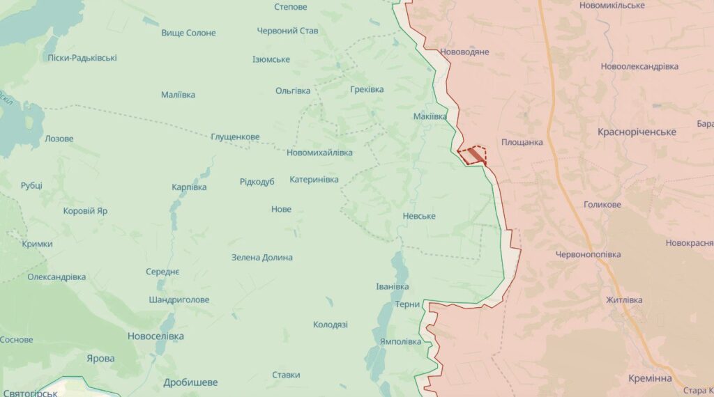 Українські війська відкинули окупантів під Олександрополем на Донеччині, — DeepState