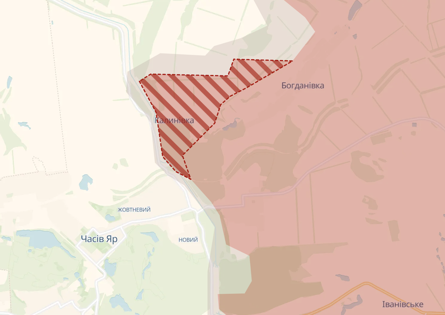 Окупанти досягли успіхів біля трьох населених пунктів Донеччини. У DeepState показали просування росіян