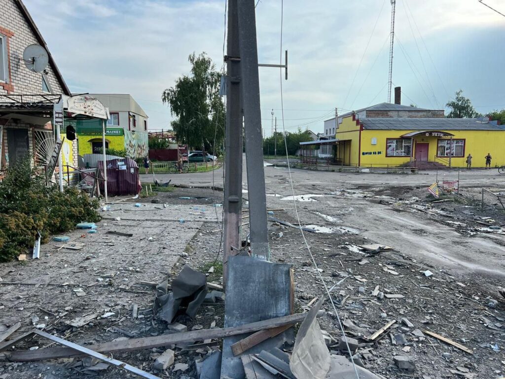 У Лимані показали наслідки скидання авіабомб