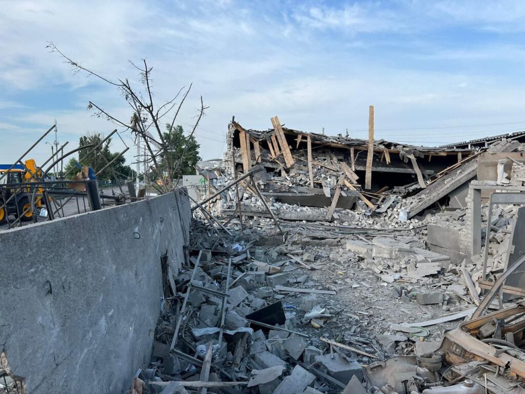 У Лимані показали наслідки скидання авіабомб