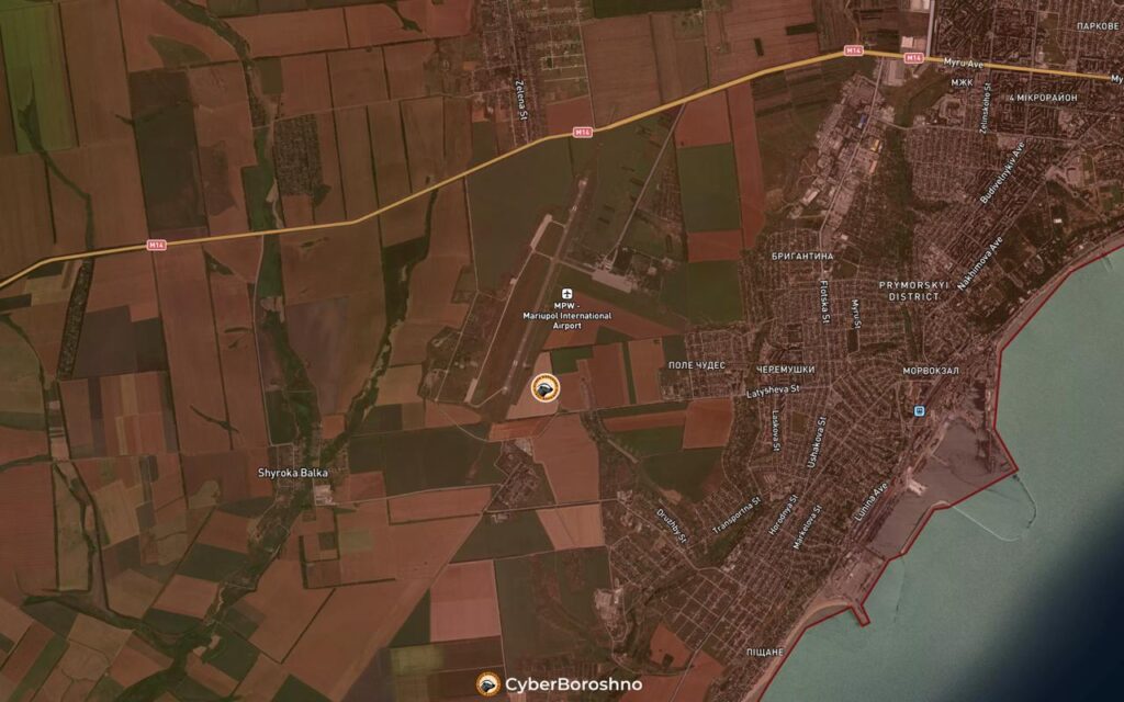 У Маріуполі повідомляють про можливий “приліт” в районі аеропорту