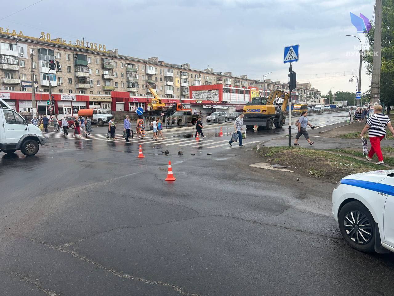 У Луганську екскаватор на смерть задавив пішохода