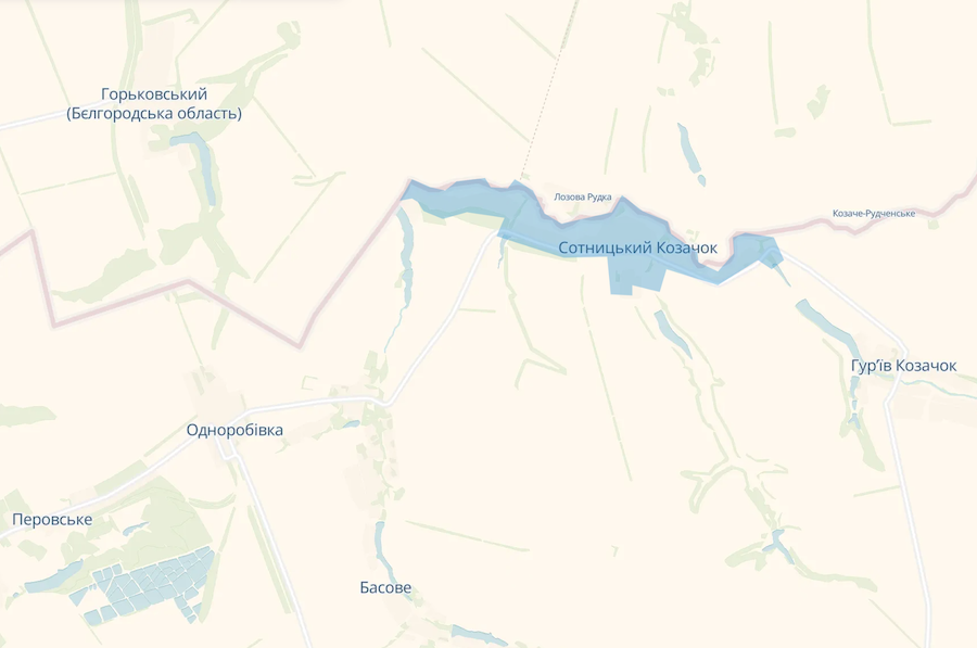 ЗСУ витіснили росіян із Сотницького Козачка на півночі Харківщини, — DeepState