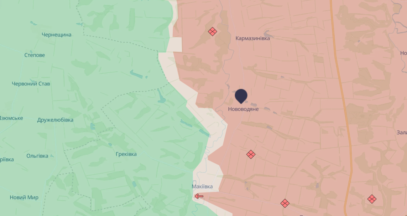 Сили оборони України просунулися в районі Нововодяного