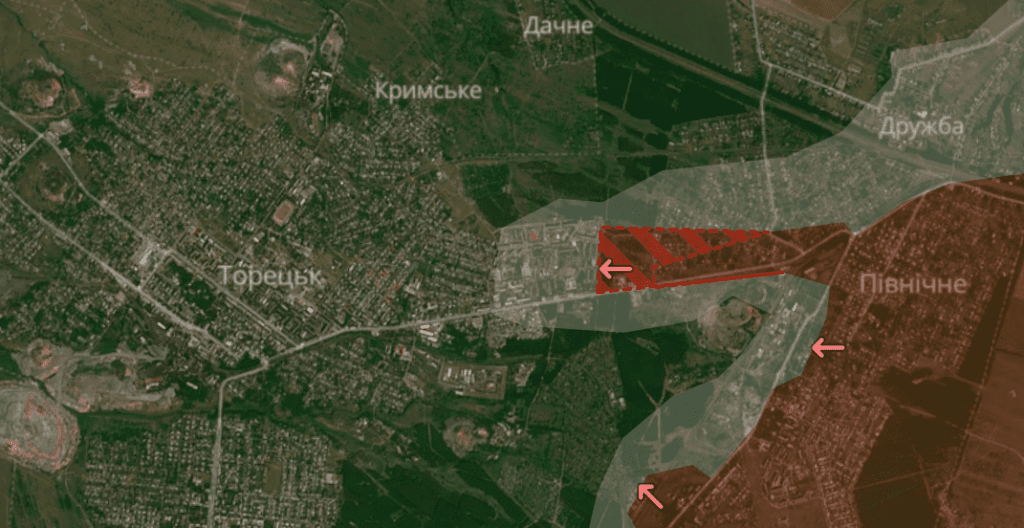 Ворог просунувся у Гродівці, Миколаївці та Північному на Донеччині. Оновлена мапа бойових дій