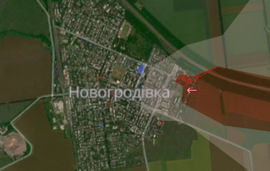 Ворожі війська просунулись у Новогродівці та біля Гродівки на Донеччини. Оновлена мапа бойових дій