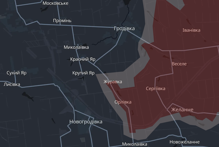 На Донеччині росіяни захопили два населені пункти та вийшли до околиць Гродівки і Новогродівки, — DeepState