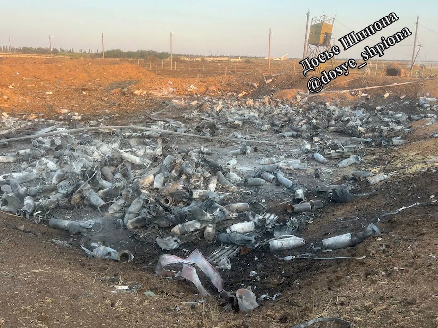 Сотні розкиданих бомб та ракет. З’явилися нові фото з аеродрому “Морозовськ” у Ростовській області