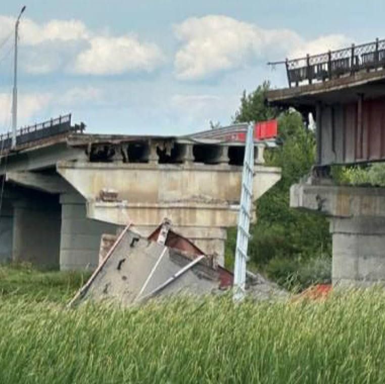 На Курщині знищено міст через річку Сейм