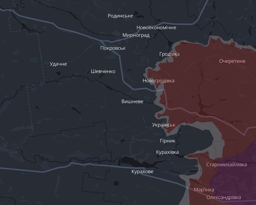 Росіяни просунулися в Українську та на околиці Маринівки. DeepState показав зміни на мапі