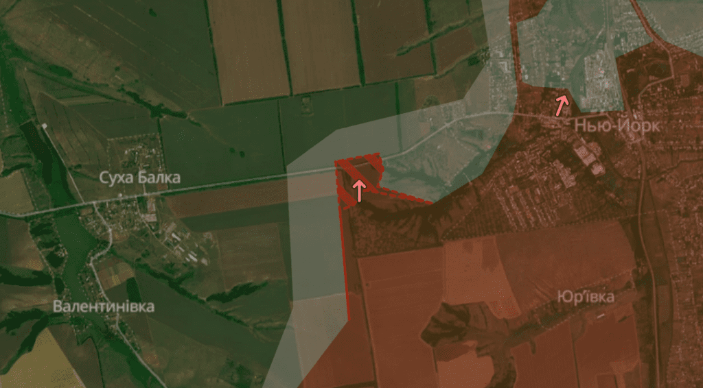 Окупанти просунулись біля трьох населених пунктів на Донеччині. Оновлена карта бойових дій