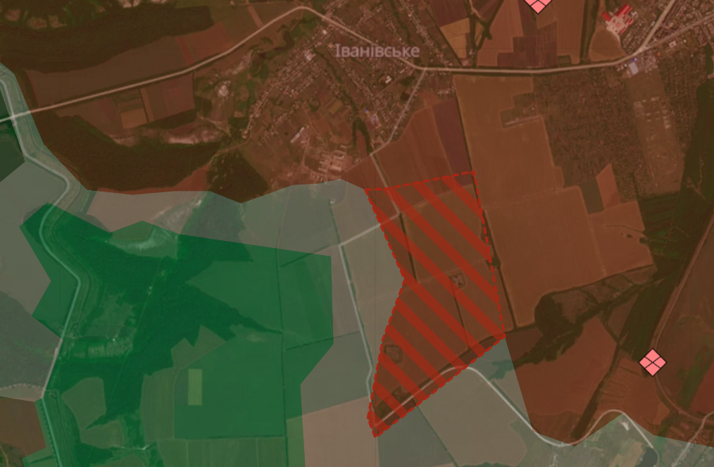 За минулу добу ворог просунувся на трьох напрямках на Донеччині. Оновлена мапа бойових дій