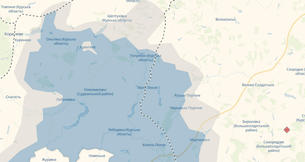 ЗСУ просунулися біля кількох сіл на Донеччині та на Курщині. DeepState показав нові карти