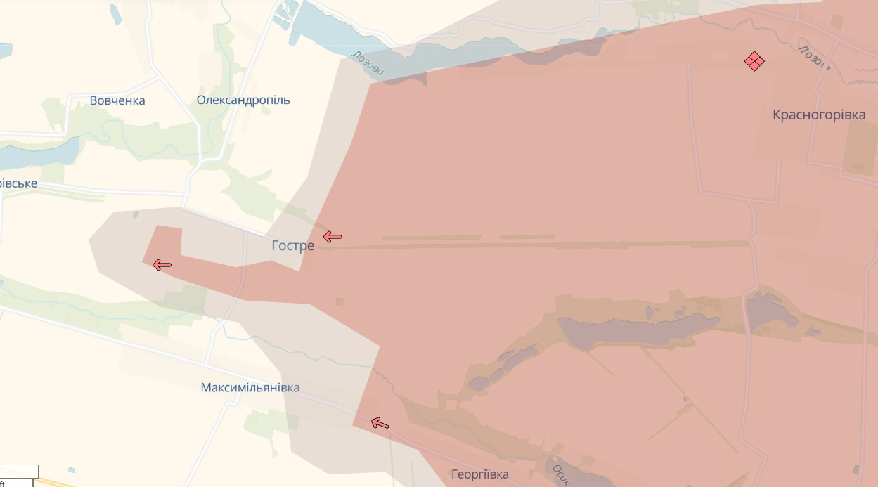 ЗСУ просунулися біля кількох сіл на Донеччині та на Курщині. DeepState показав нові карти
