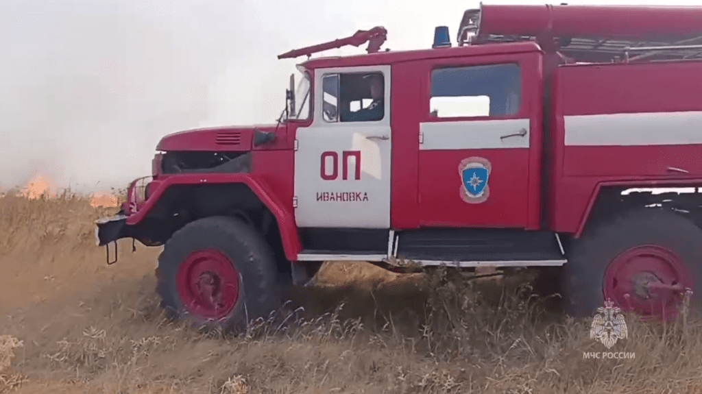 На окупованій Луганщині через степову пожежу ледь не загинув чоловік