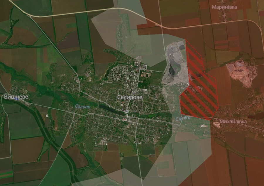 Росіяни захопили село на Донеччині та просунулися на п’яти ділянках фронту у двох областях. DeepState показав оновлену карту