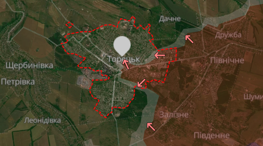 Окупанти зайняли майже половину Торецька, – МВА